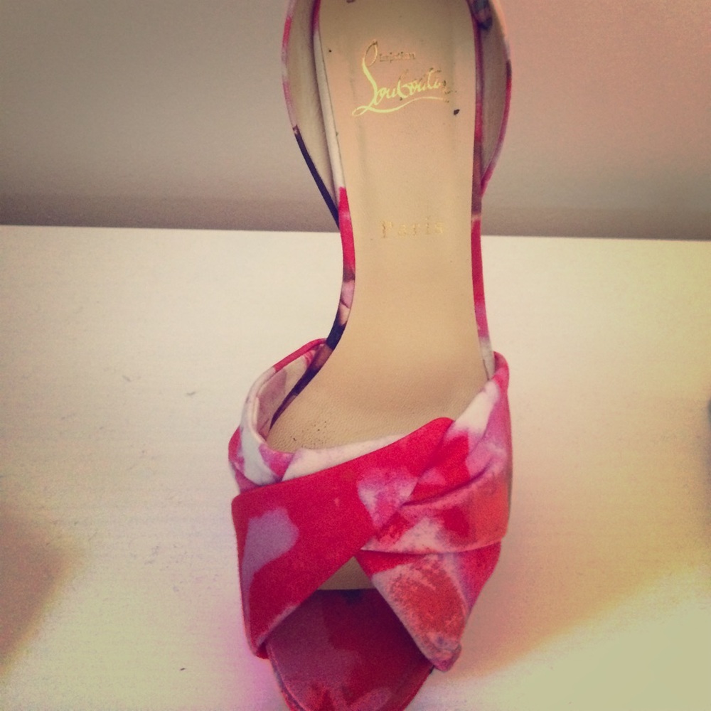 Christian Louboutin VOLPI 150 POPI FABRIC 39.5